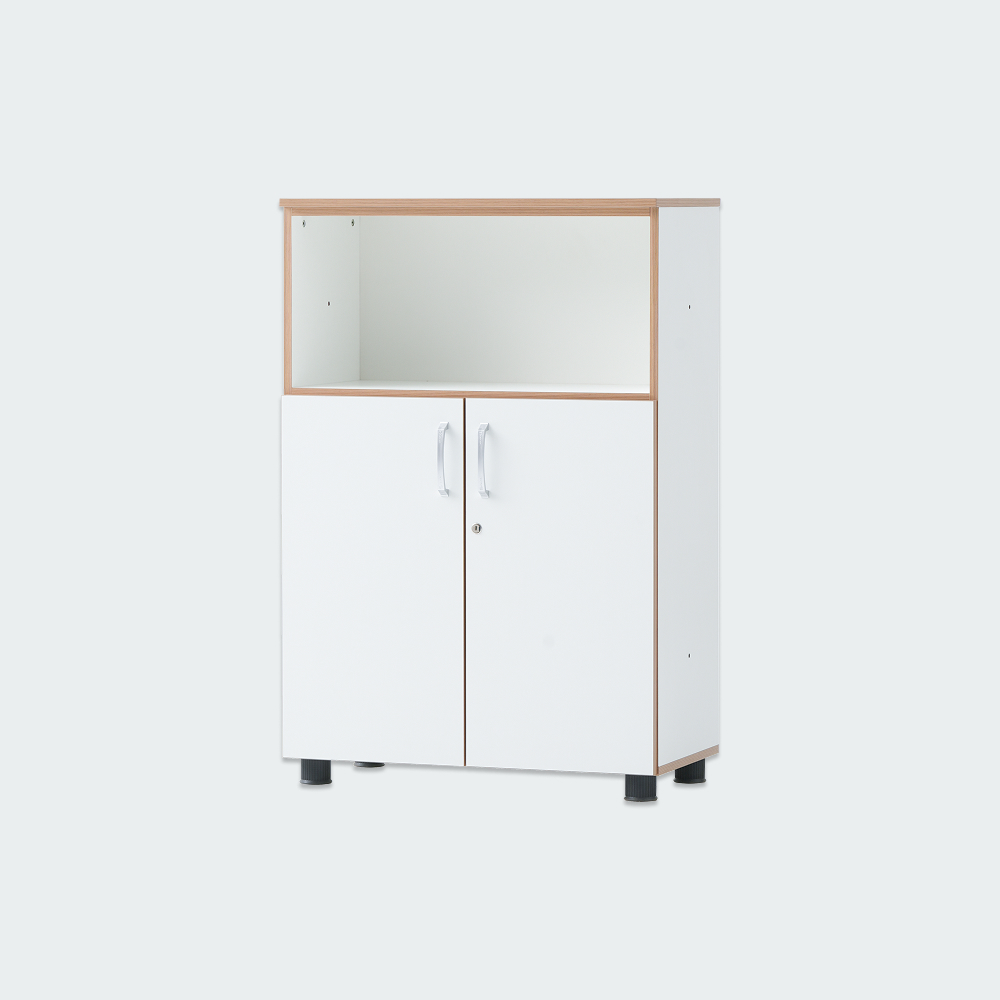 뮤보 3단 하문장 백색